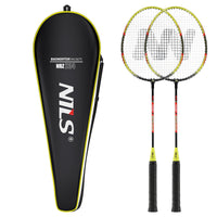 NILS Badminton Set - 2 Rackets en Opberghoes