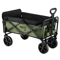 NILS Camp Opvouwbare Bolderkar - Groen - 150L