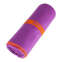 NILS Aqua Microvezel Handdoek - Paars - 180 x 100 cm
