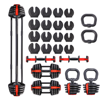HMS 3-in-1 Verstelbare Dumbbell Set - 43,5 kg
