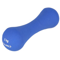 HMS Gietijzeren Dumbbell met Neopreen Coating - 2 kg