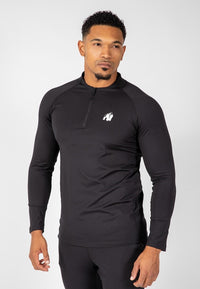 Gorilla Wear Hamilton Hybrid Longsleeve - Zwart
