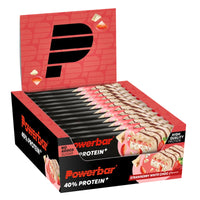 Powerbar 40% Protein+ Bar - 12 x 40 gr - Strawberry White Chocolate