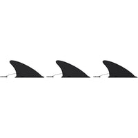 Retrospec Kayak Fins - Set of 3 - Zwart