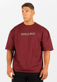 Gorilla Wear Callaway Oversized T-shirt - Bordeauxrood