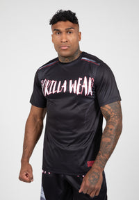 Gorilla Wear Clayton T-shirt - Zwart/Rood