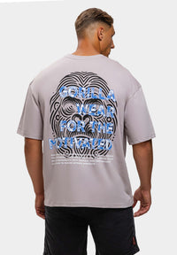 Gorilla Wear Macon Oversized T-shirt - Lichtgrijs