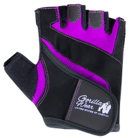Gorilla Wear Womens Fitness Gloves - Fitness Handschoenen - Zwart/Paars