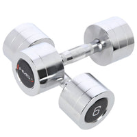 HMS Chroom Dumbbell Set - 2 x 6 kg