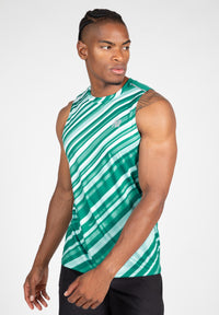 Gorilla Wear Easton Tank Top - Groen/Wit