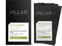 PILLAR Performance Triple Magnesium Travel Pack - 15 x 5 gr - Pineapple & Coconut