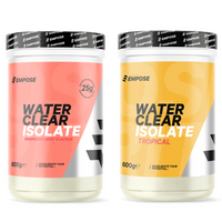 Empose Nutrition Water Clear Isolate - Eiwit Poeder - Protein Combi-Deal - Raspberry Mint - Tropical
