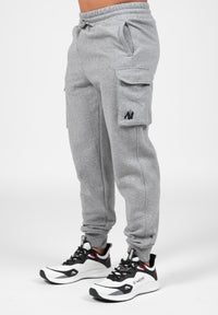 Gorilla Wear Hudson Cargo Joggingbroek - Grijs Gemeleerd