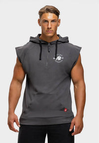 Gorilla Wear Huntley Mouwloze Hoodie - Grijs