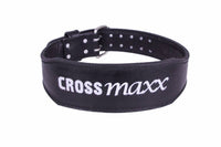 Lifemaxx Crossmaxx Weight Lifting Belt Premium - Leer