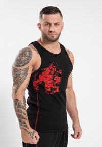Gorilla Wear Monterey Tank Top - Zwart/Rood