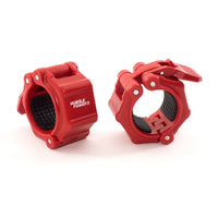 Muscle Power Olympische Quick Lock Collar Set - Rood