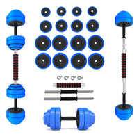 HMS Verstelbare Halter en Dumbbell Set - Blauw - 30 kg