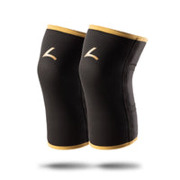 Reeva Powerlifting Knee Sleeves - Knie Bandages - 7 mm - Goud