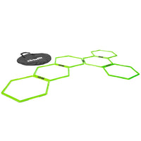 VirtuFit Hexagon Agility Grid - Speedladder - 6 Stuks - Inclusief opbergtas