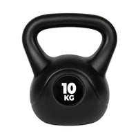VirtuFit PVC Kettlebell - 10 kg - Zwart