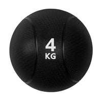 VirtuFit Medicijnbal Pro - Medicine Ball - 4 kg - Rubber - Zwart
