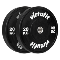 VirtuFit Bumper Plate - Olympische Halterschijf van Rubber - 50 mm - set 2 x 20 kg