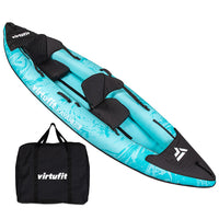 VirtuFit Kayak 335 - Turquoise - Met Kajak zitjes en draagtas