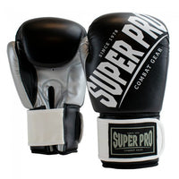 Super Pro Combat Gear Rebel (Kick)Bokshandschoenen - Zwart/Wit