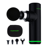 Tunturi Massage Gun Mini - Massagegerät - 4 Aufsätze