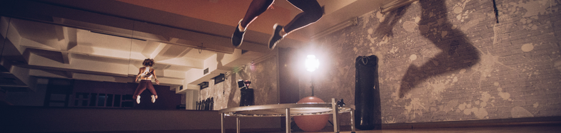 Cardio workout op de trampoline