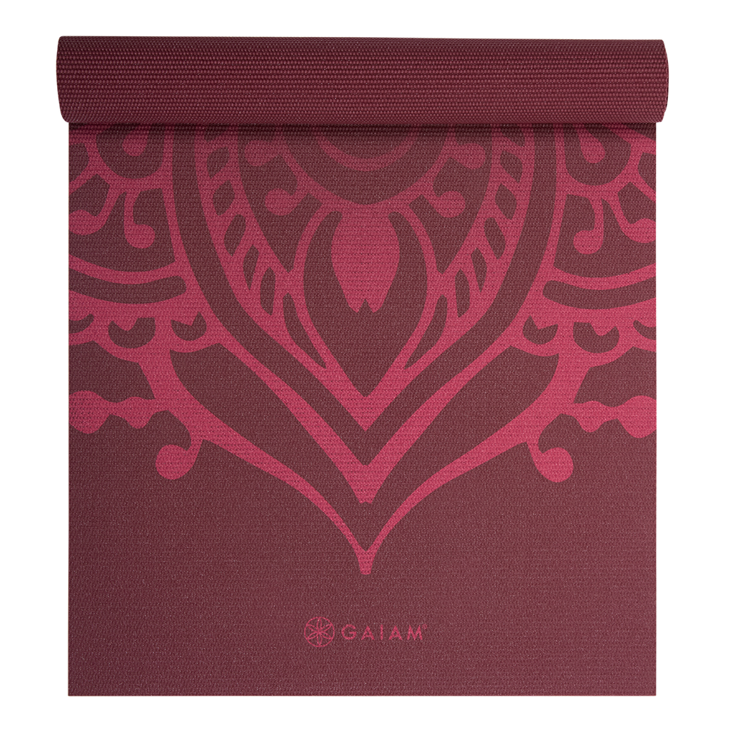 Gaiam Yogamat - Cherry Sundial Layers - 5 mm