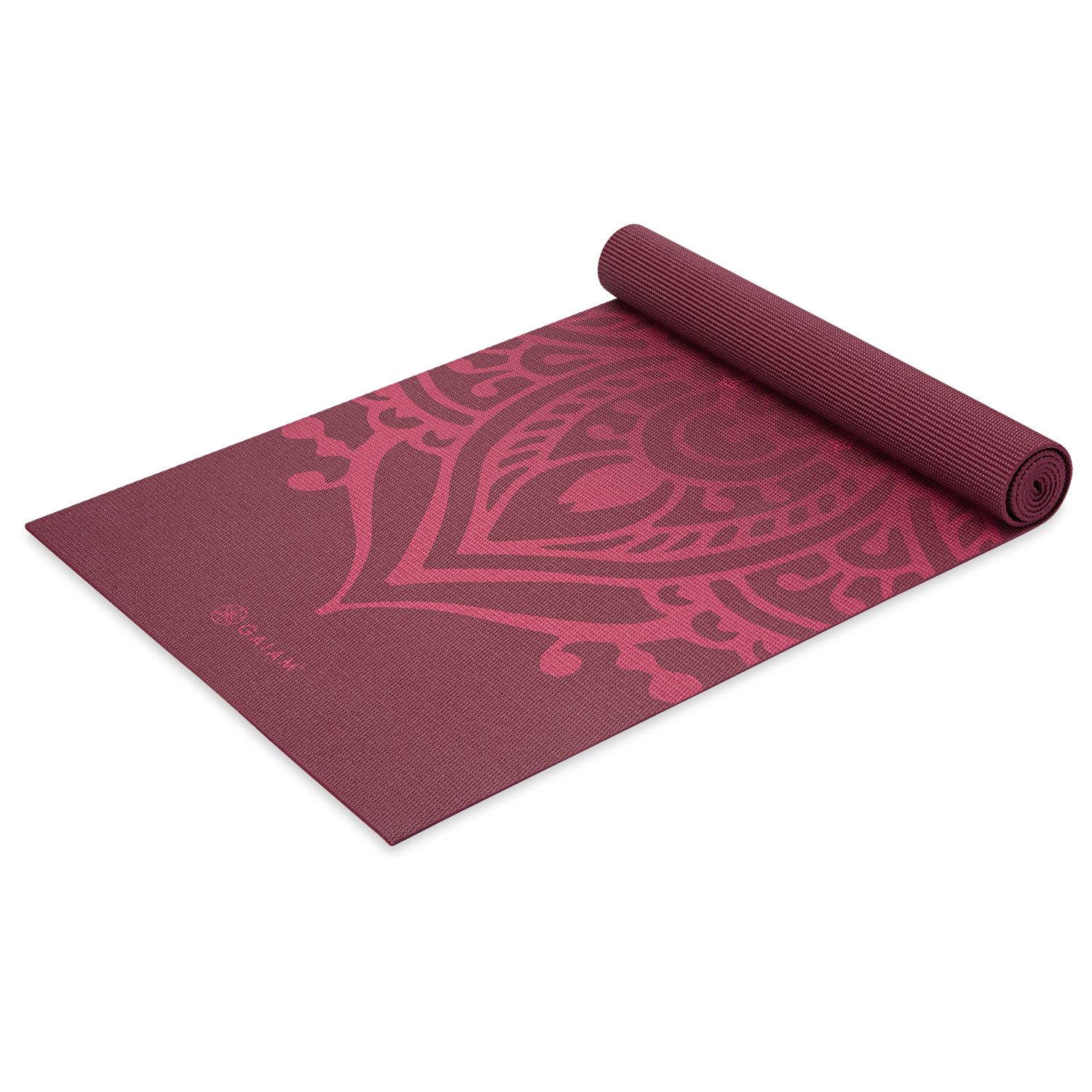 Gaiam Yogamat - Cherry Sundial Layers - 5 mm