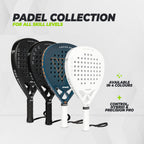 VirtuFit Fusion Pro Padel Schläger - Weiß - Silber