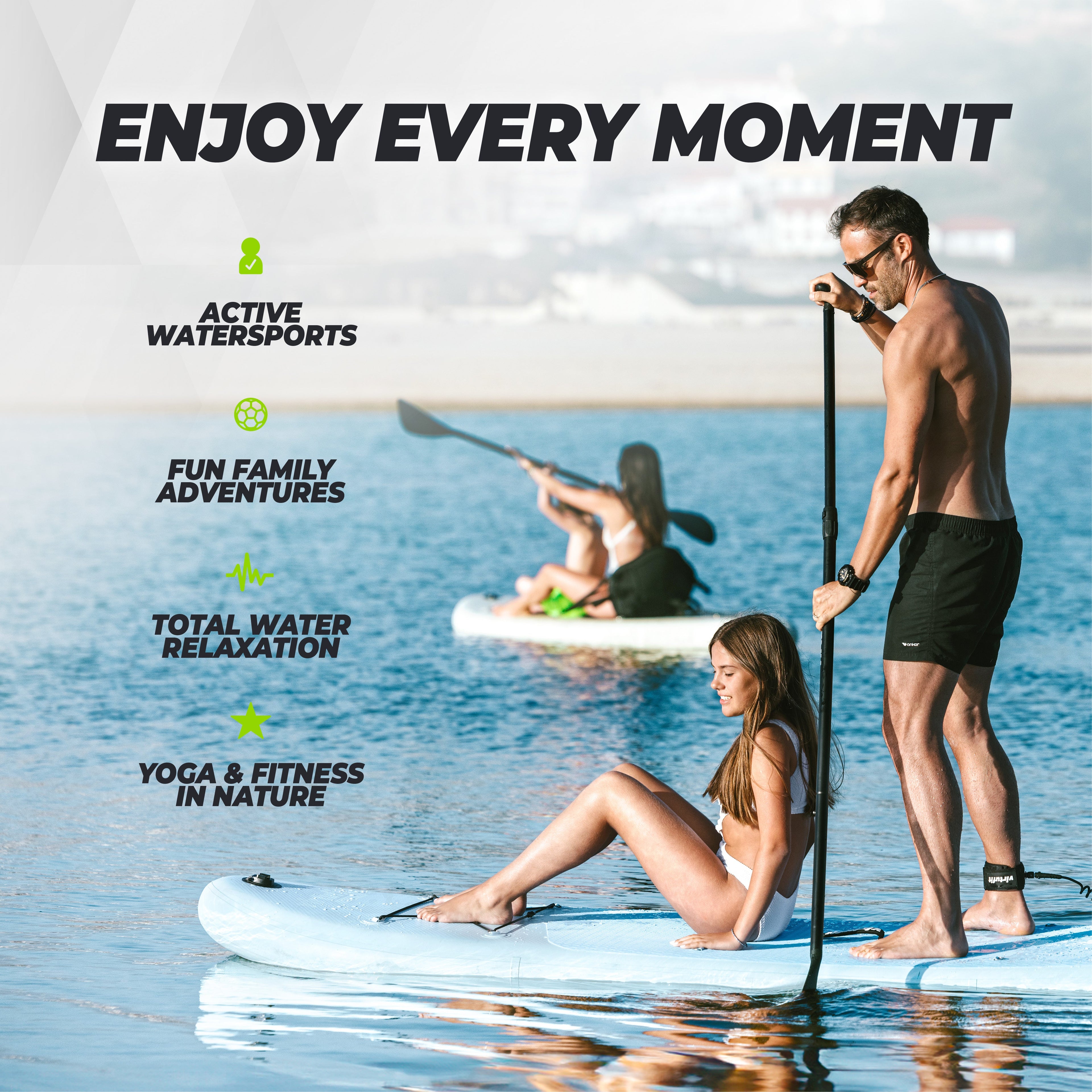 VirtuFit Supboard Cruiser 305 - Oranje - Met Kajak zitje, accessoires en draagtas