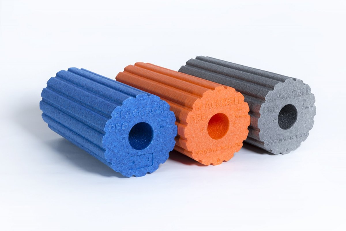 Blackroll Groove Pro Foam Roller - 30 cm - Grijs