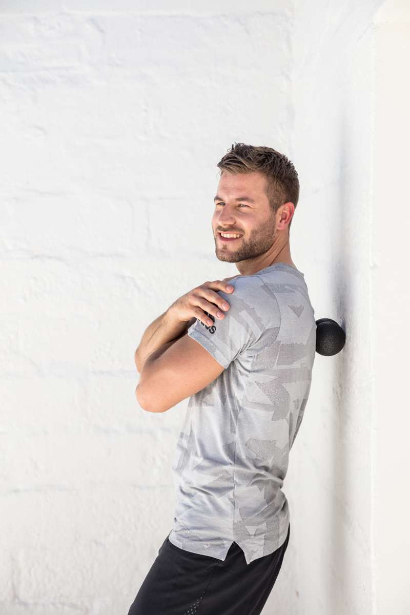 Blackroll Duoball - 8 cm - Zwart