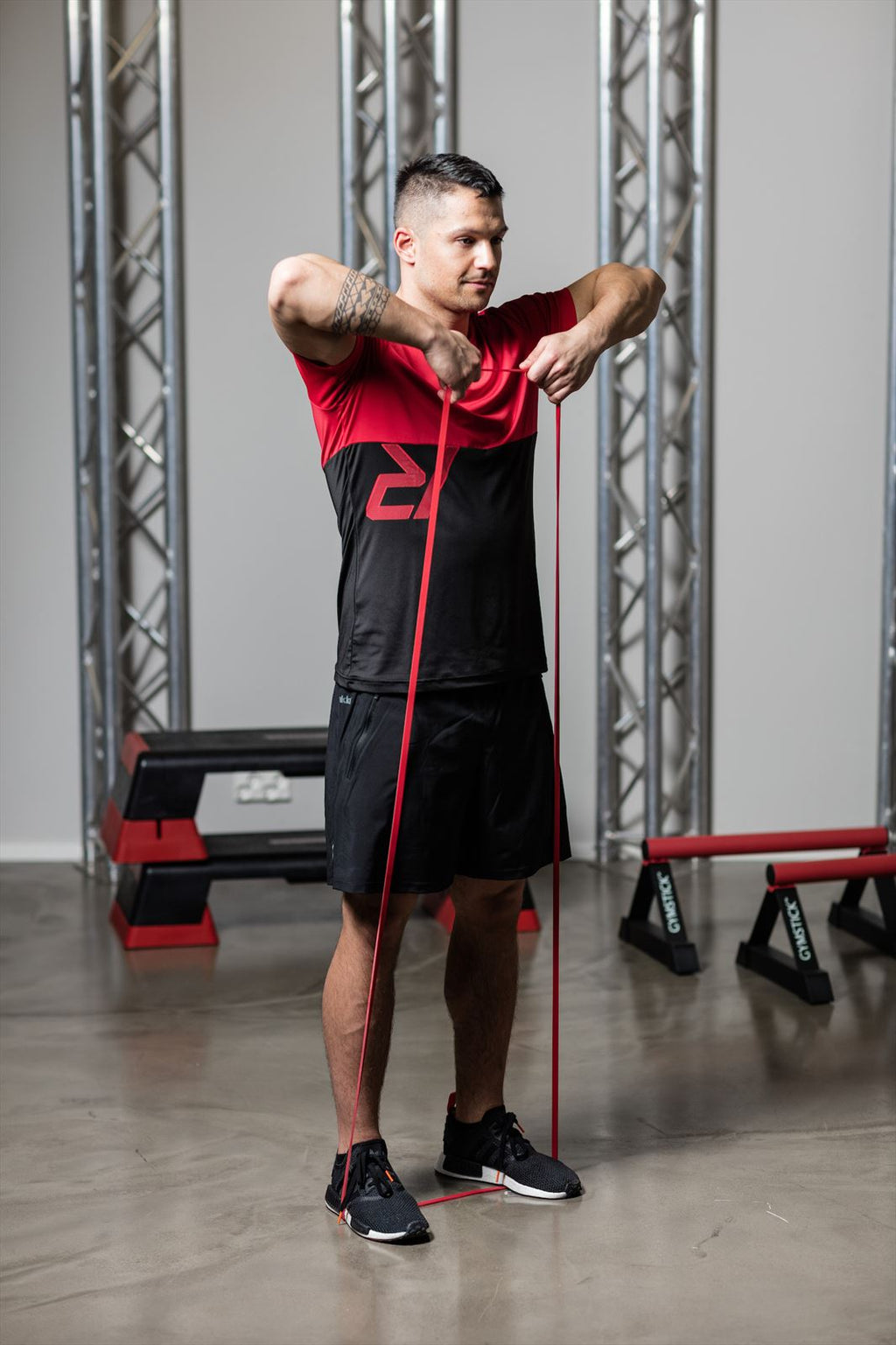 Gymstick Mini Power Band - Rood - Licht