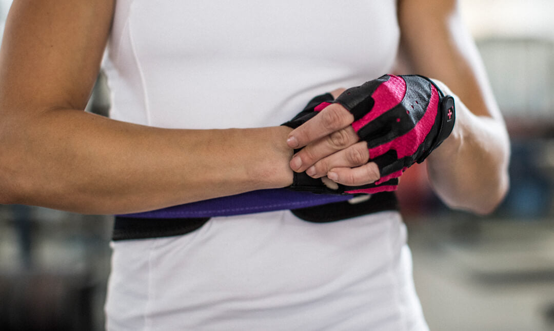 Harbinger Women's Pro Wash & Dry  Fitness Handschoenen - Zwart/Roze