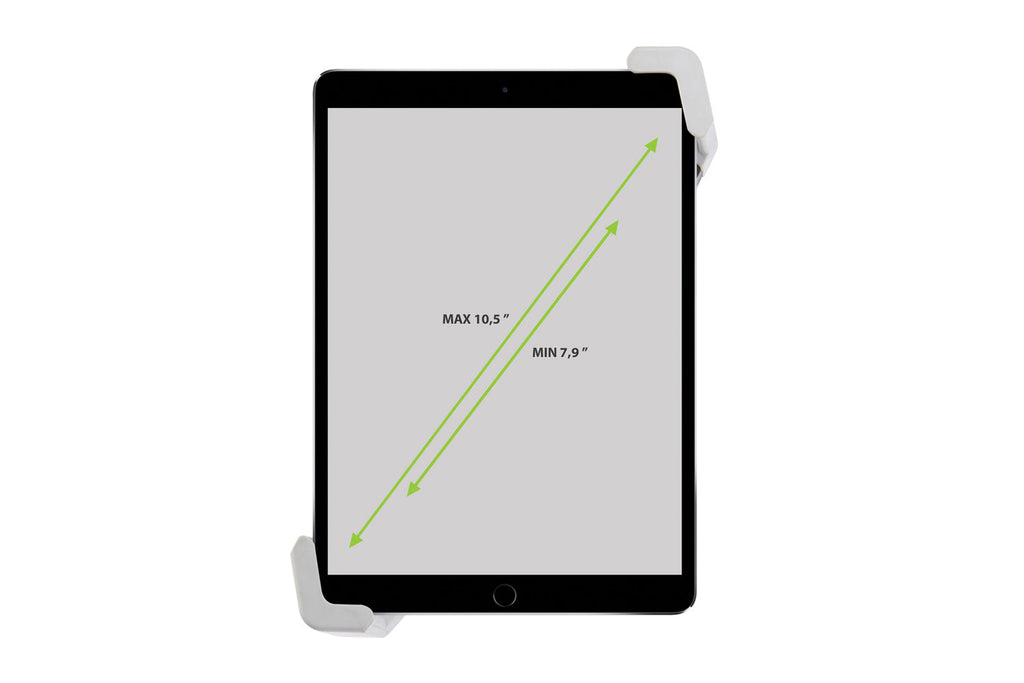 VirtuFit Universele Verstelbare Tablet Houder voor Fitnessapparatuur - Zwart/Grijs
