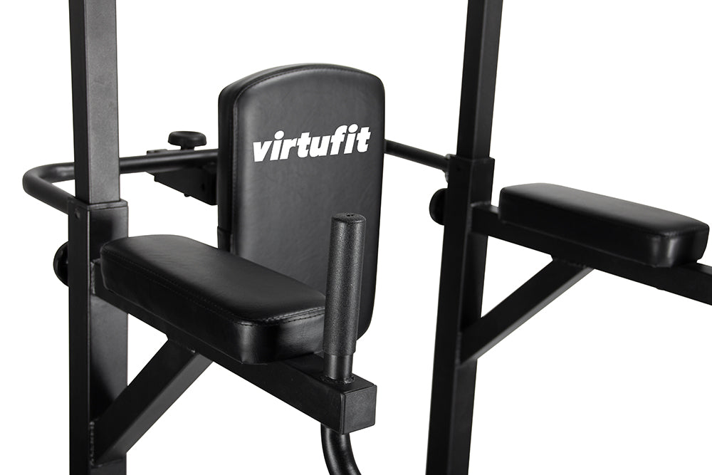 VirtuFit Verstelbare Power Tower - Pull Up & Dip Station