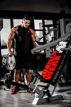 Gorilla Wear Functional Gym Towel - handdoek - Zwart/Rood