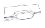 Muscle Power Olympische Hex Bar - Shrug Bar - Trap Bar - 160 cm