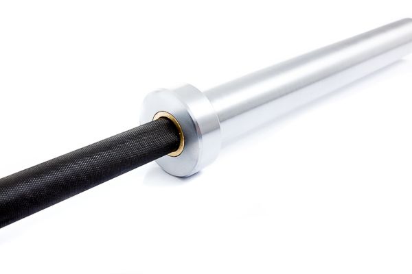Muscle Power Olympische Crossfit Bar - Zwart/Chroom - 220 cm