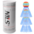 NILS Nylon Shuttles met LED - Lichtblauw - 3 Stuks