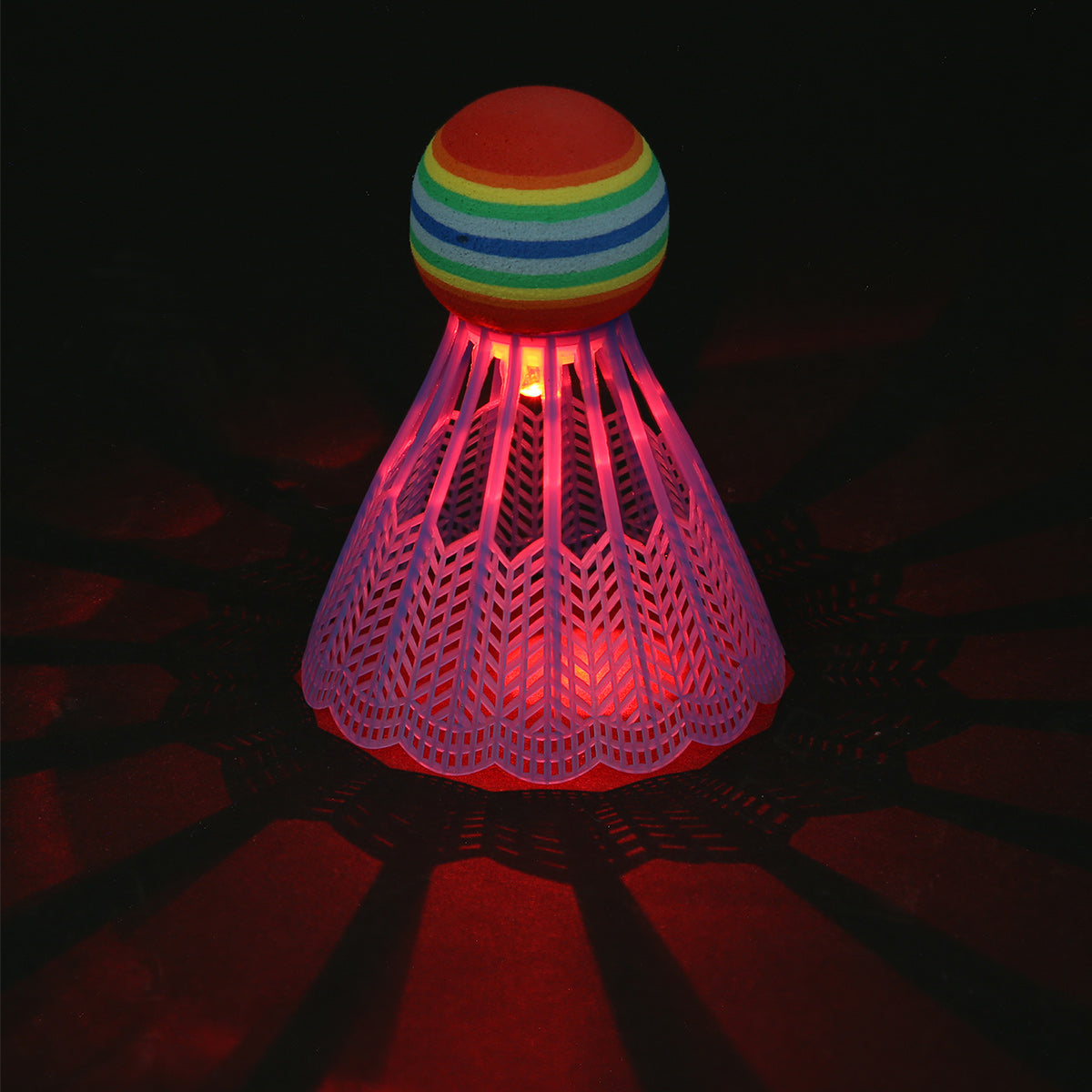 NILS Nylon Shuttles met LED - Lichtblauw - 3 Stuks