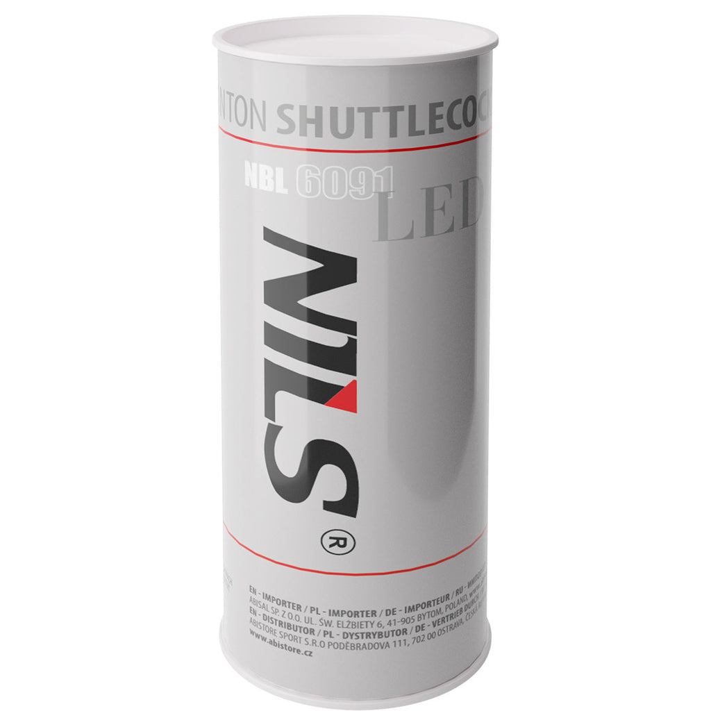 NILS Nylon Shuttles met LED - Lichtblauw - 3 Stuks