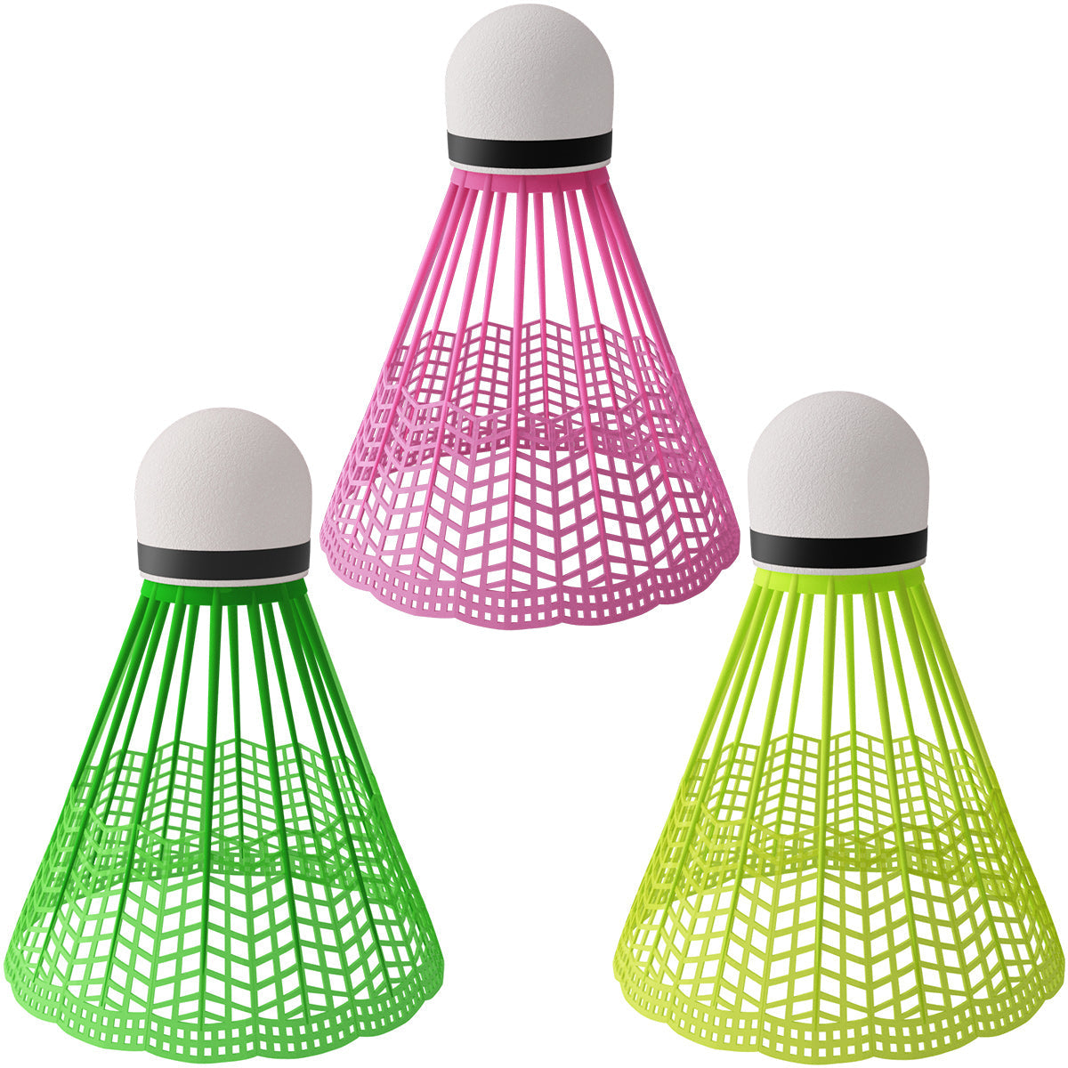 NILS Nylon Shuttles - Multicolor - 3 Stuks