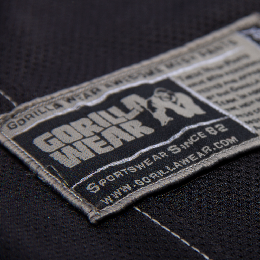 Gorilla Wear Logo Mesh Trainingsbroek - Zwart