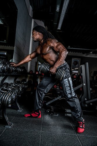Gorilla Wear Logo Mesh Trainingsbroek - Zwart